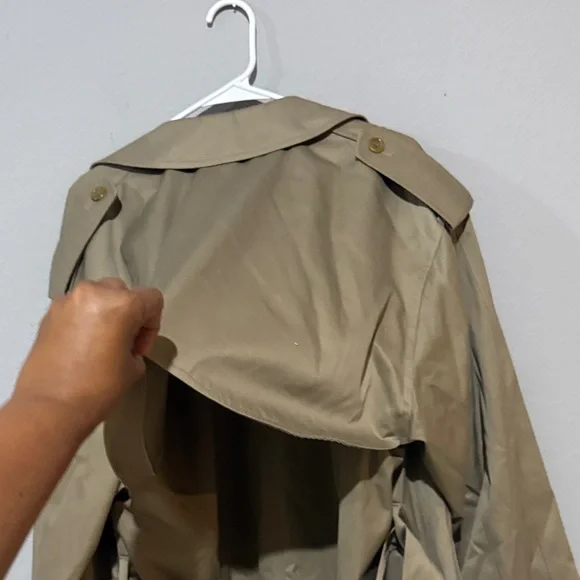 London Fog heavy Tan Men's Trench vintage Coat Sz 42